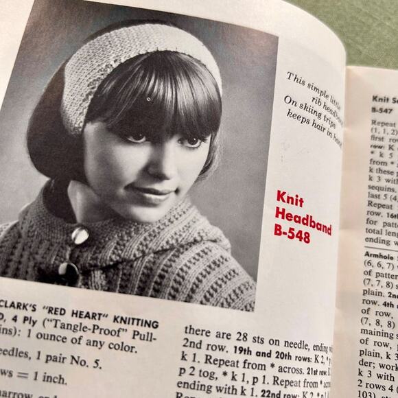 Vintage 1960s Knitting Pattern Book - Teen Fashion Sweaters & Accessories - Picture 3 of 14